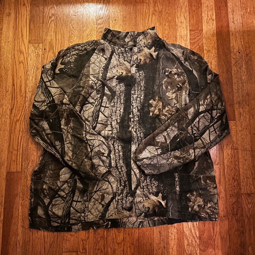 Mesh realtree zip up fleece